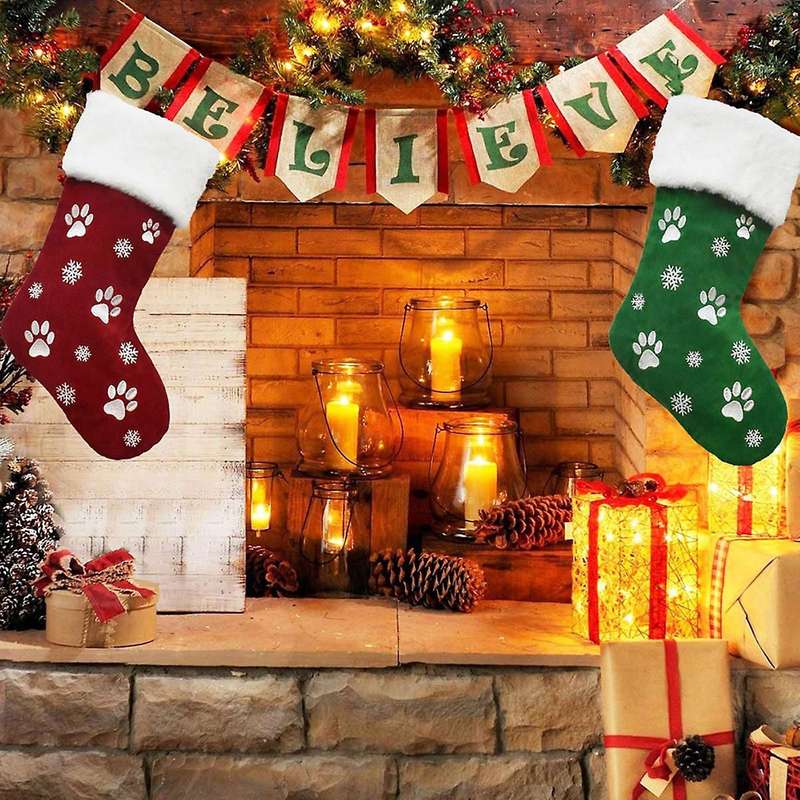 Christmas Stocking Gift Bag Christmas Decorations Candy Bag Gift Bag