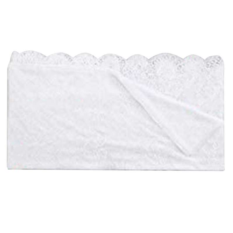 White Lace Rectangular Tablecloth, Embroidery Rustic Dining Table