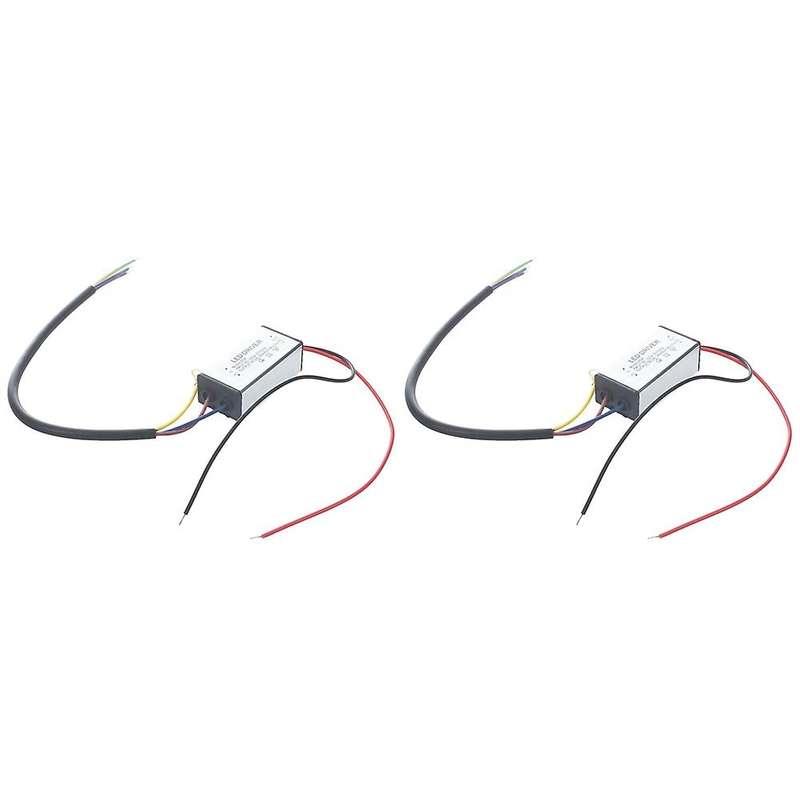 2x Led Lamp Transformer Driver Power Supply Dc 36v 20w Waterproof