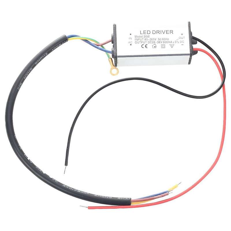 2x Led Lamp Transformer Driver Power Supply Dc 36v 20w Waterproof