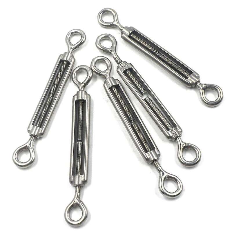 M5 Stainless Steel 304 Eye & Eye Turnbuckle (m5, 5pcs)