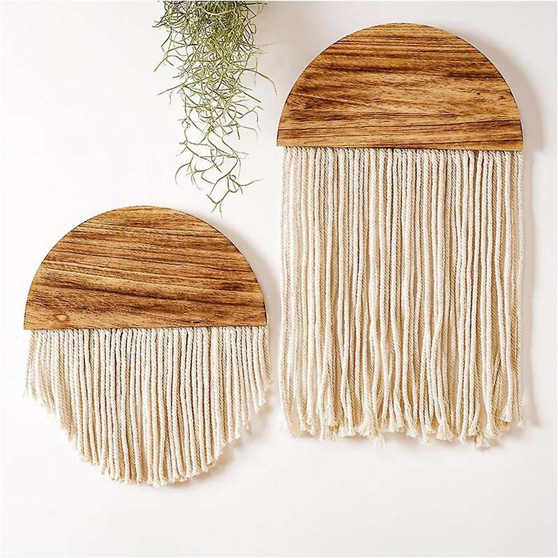 Modern Tassel Circle Tapestry Living Room Wall Decor Tapestry A