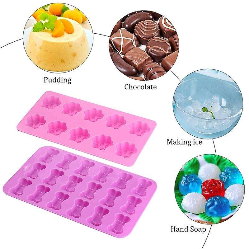 Silicone Mold, Used for Jelly, Candy, Can Bake Dog Snack Biscuits