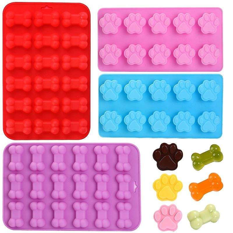 Silicone Mold, Used for Jelly, Candy, Can Bake Dog Snack Biscuits