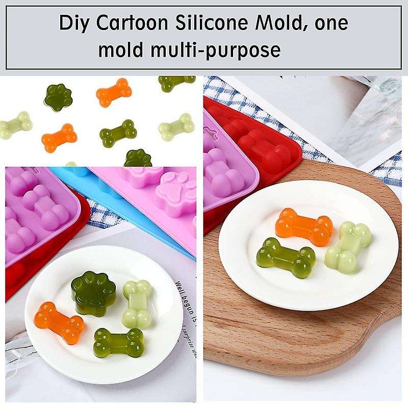 Silicone Mold, Used for Jelly, Candy, Can Bake Dog Snack Biscuits