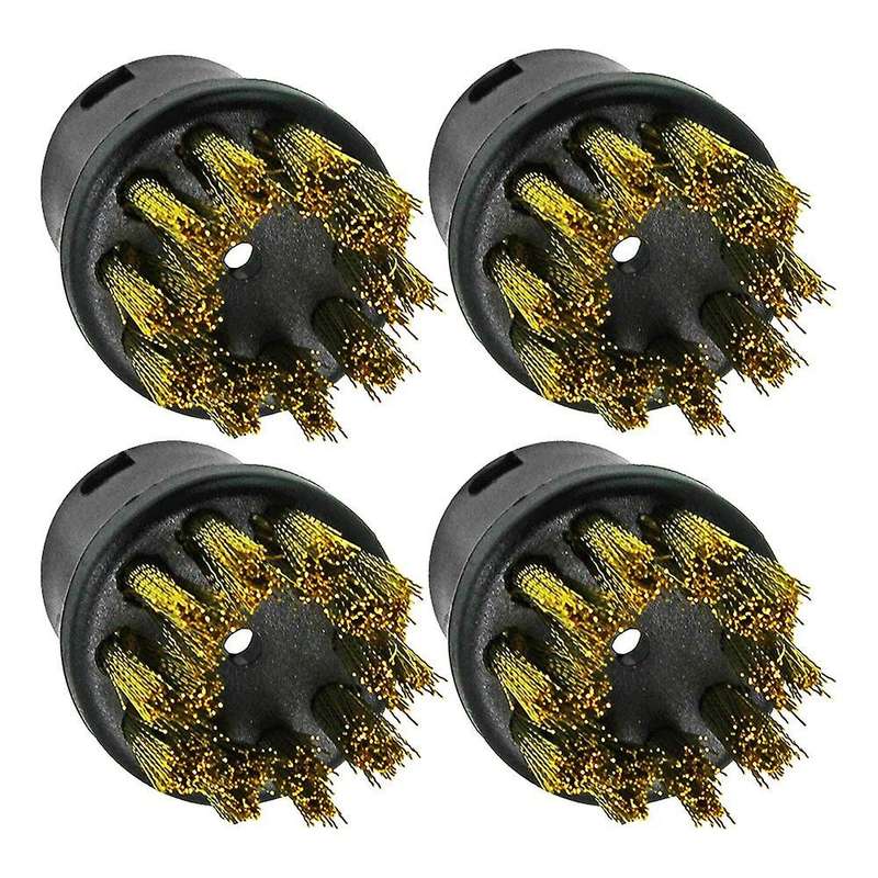 Nylon + Copper Brush Tool Jet Nozzles for Karcher Steam Cleaners 8pcs