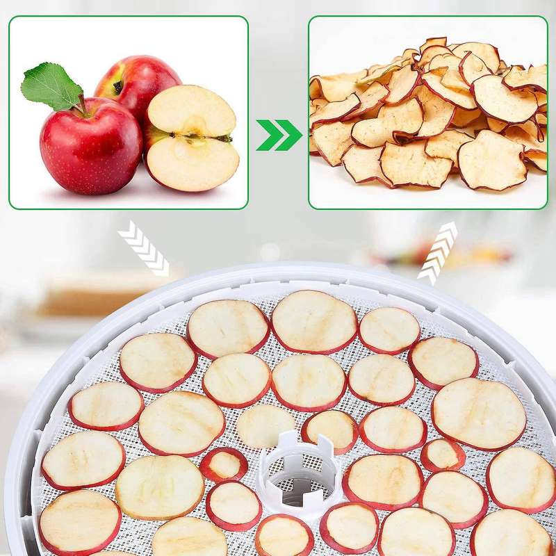 8pc Round Silicone Dehydrator Sheets,reusable Steamer for Fruit Dryer