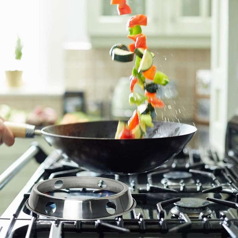 Wok Pan Support Stand Wok Ring Universal Size for Gas Stove Fry Pans