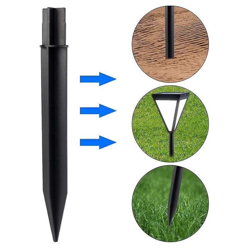 15 Pcs Plastic Ground Spikes,solar Torch Stakes for Garden Lights