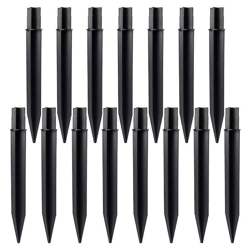 15 Pcs Plastic Ground Spikes,solar Torch Stakes for Garden Lights