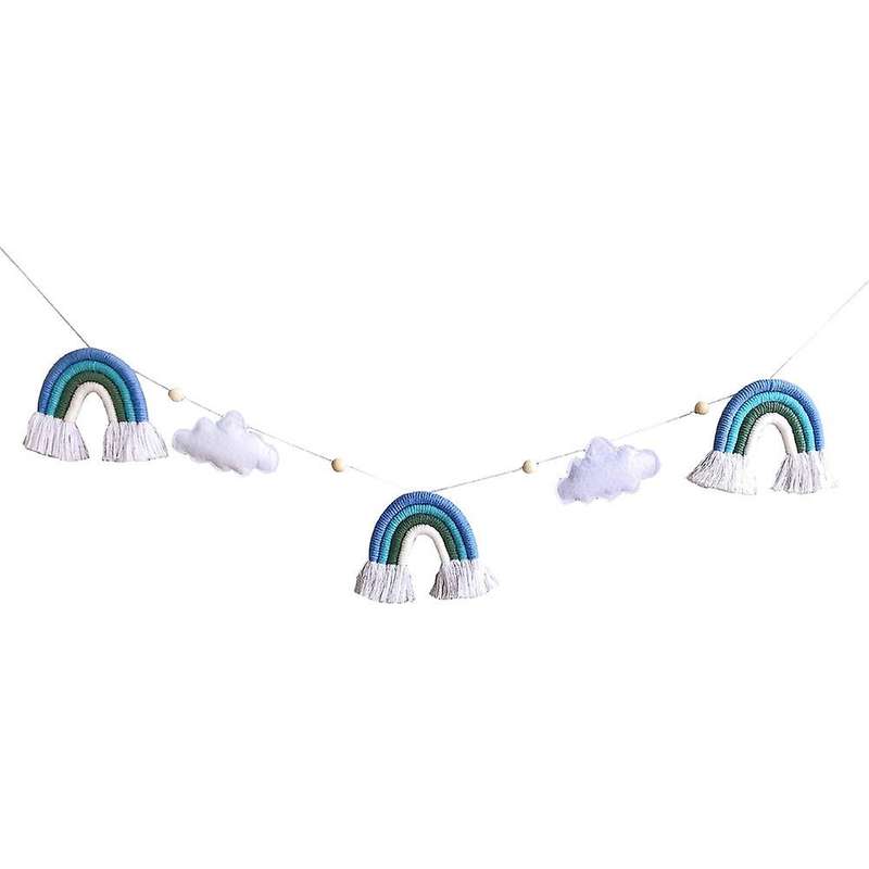 Party Banner Garland String Kids Room Nursery Decor Photo Props C