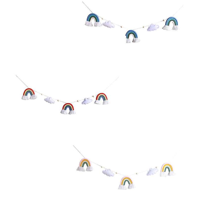 Party Banner Garland String Kids Room Nursery Decor Photo Props C
