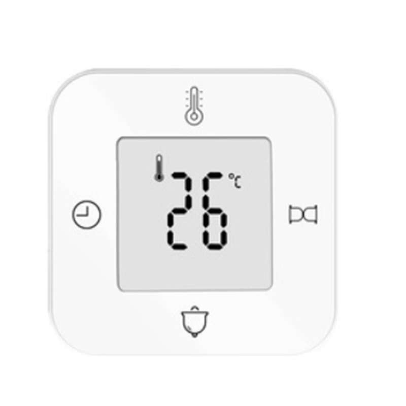 Alarm Clock Digital with Temperature,non-ticking,timer,white