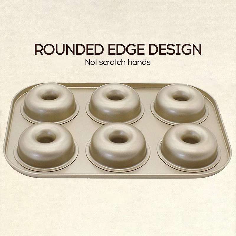 1 Pieces Donut Baking Tray Carbon Steel Donut Mold Dish Bag Mould