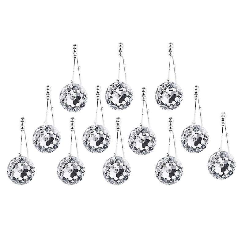 12pcs/set Shower Curtain Hooks for Bathroom Stainless Steel Curtains
