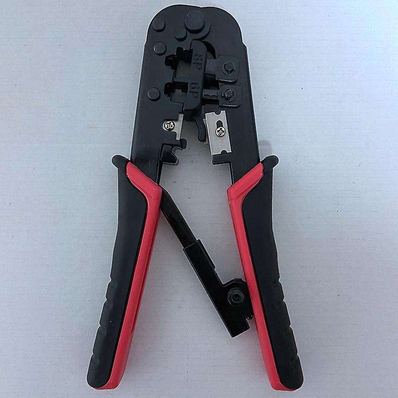 Rj45 Crimping Tool Rj45 Network Cutting Tools 8p Crimper Cutter -red