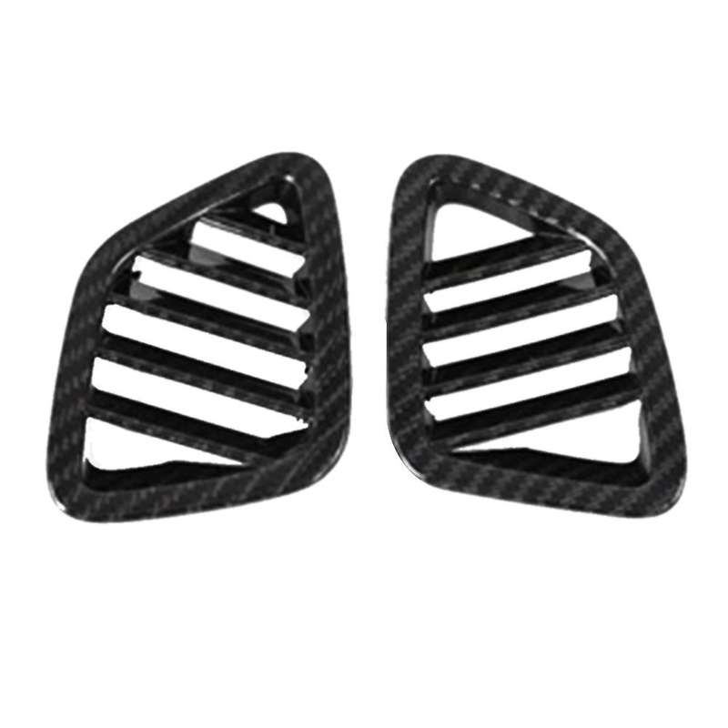 Carbon Fiber Car Front Upper Air Outlet Cover Decoration for Kia K7
