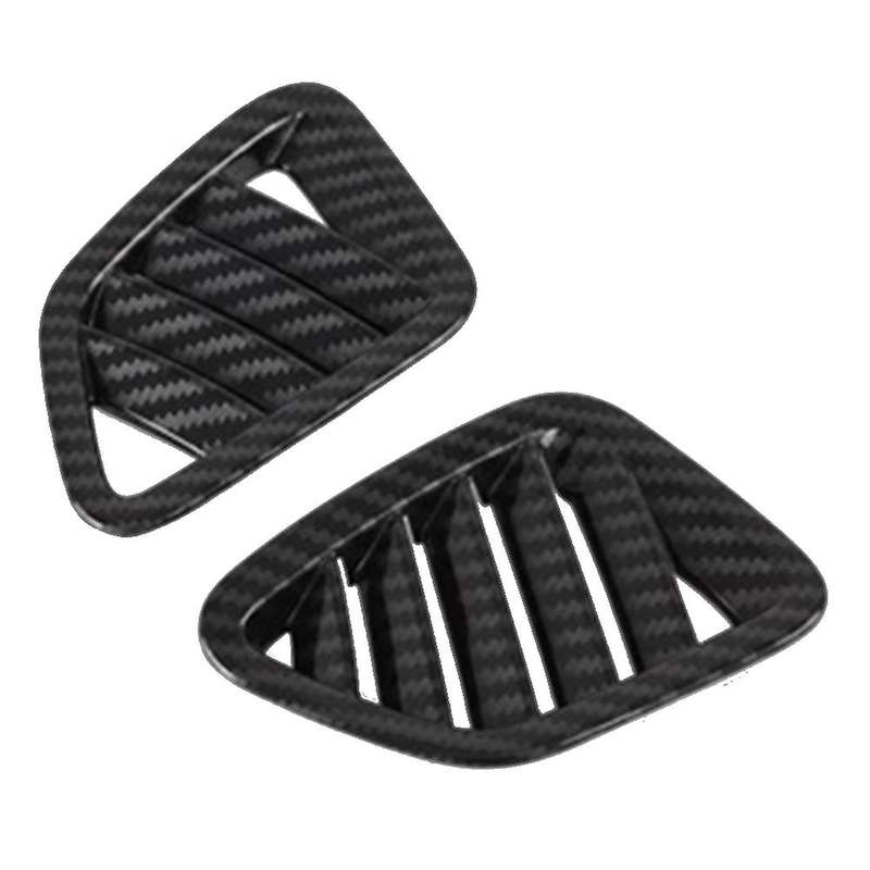 Carbon Fiber Car Front Upper Air Outlet Cover Decoration for Kia K7