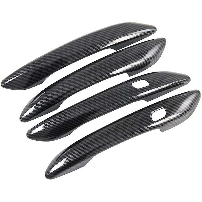 For Hyundai Elantra Cn7 2021 Car Door Handle Cover,carbon Fiber Grain