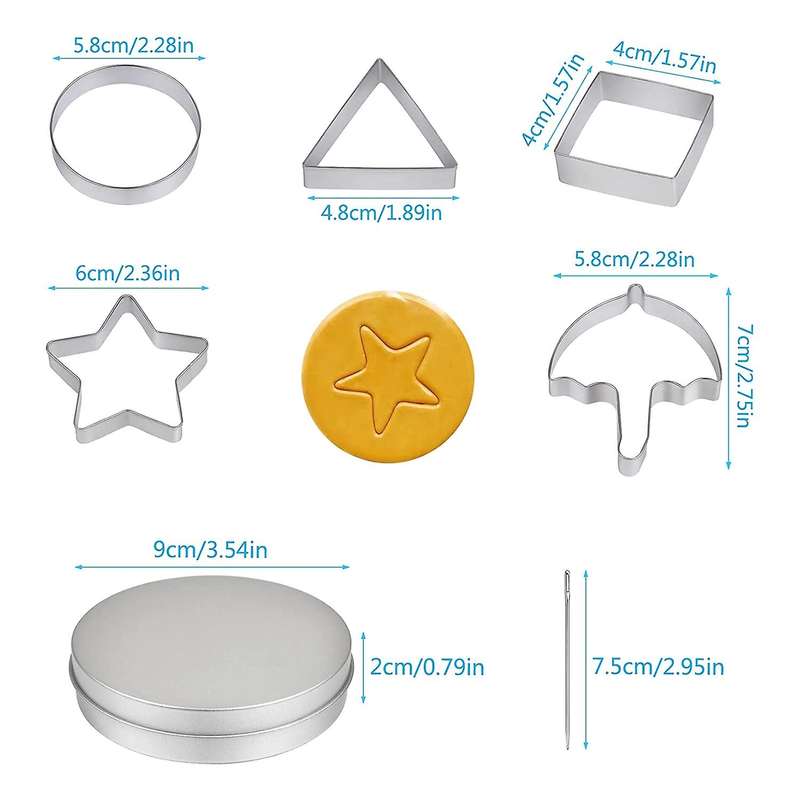 20pcs Cookie Cutters Set,sugar Candy Molds Shape Kit Set Movie Props