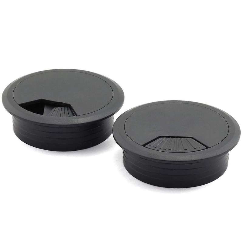 20pc 2 Inch Wire Cord Cable Grommets Hole Cover for Office Desk White