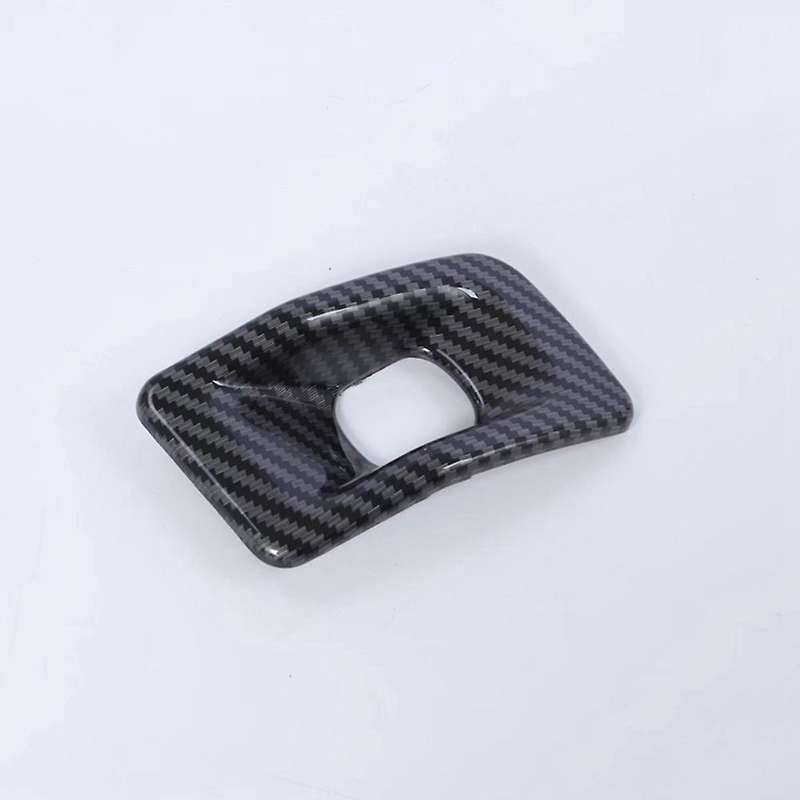 Car Left Rear Fog Lamp Cover Fog Lamp Trim Carbon Fiber Pattern