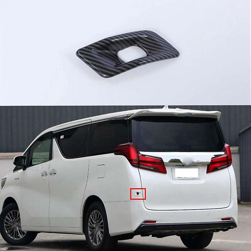 Car Left Rear Fog Lamp Cover Fog Lamp Trim Carbon Fiber Pattern