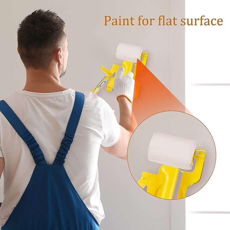 8pcs Paint Edger Roller Brush Refills Paint Edger Combo Kit