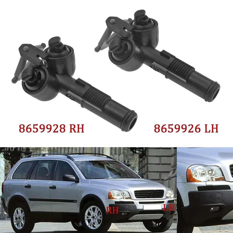 Right Left Front Headlight Washer Spray Nozzle Jet Pump