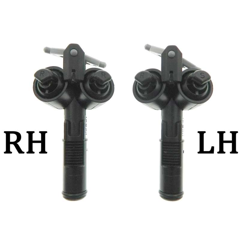 Right Left Front Headlight Washer Spray Nozzle Jet Pump