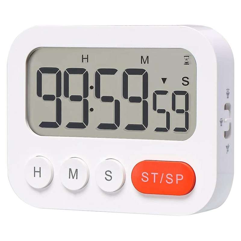 Digital Kitchen Timer Clock for Kids Seniors Gym Homework Classroom