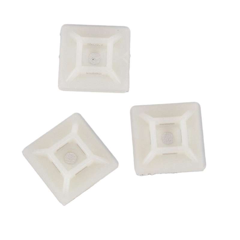 200x 1 Pack Sort Adhesive Cable Wire Lead Tie Square Clips Holder