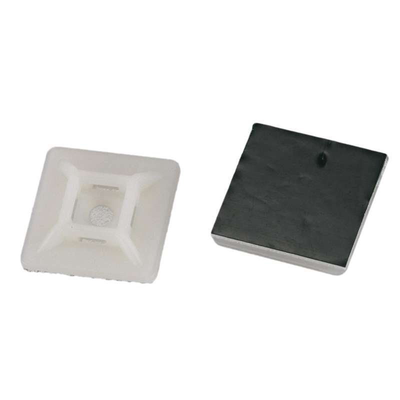 200x 1 Pack Sort Adhesive Cable Wire Lead Tie Square Clips Holder