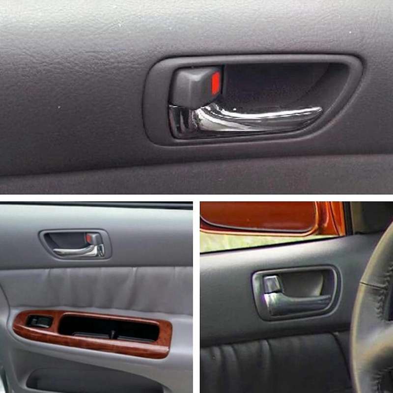 2x Inner Door Handle Inside Chrome for Toyota Camry Cv36 2002-2006