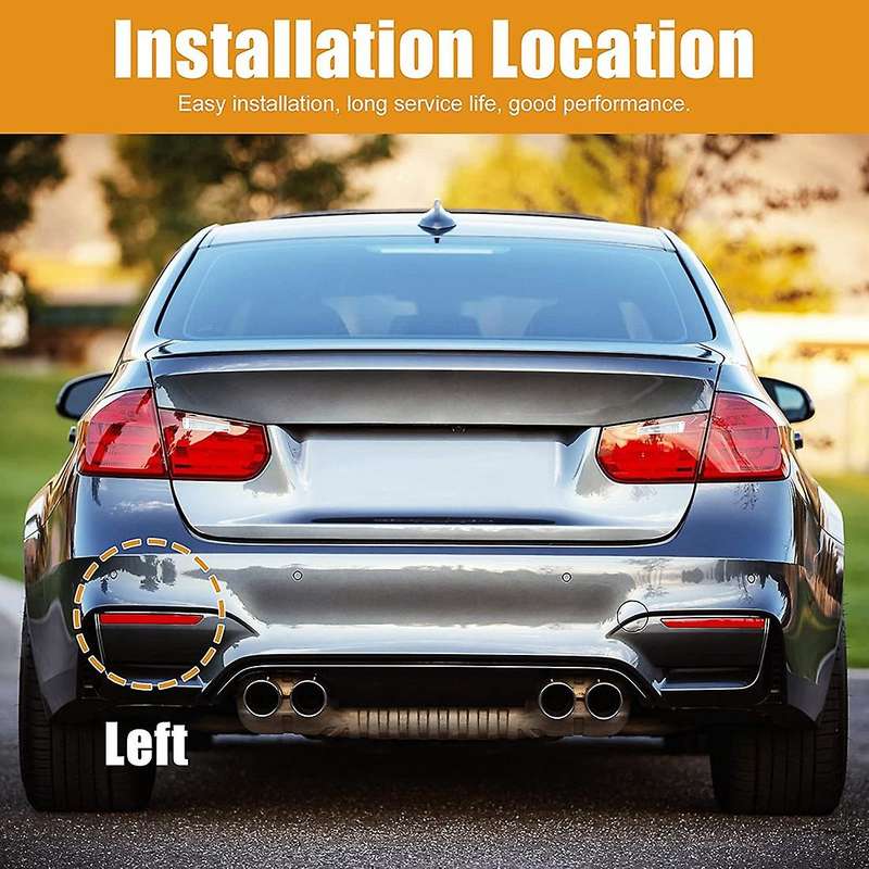 Rear Bumper Reflector Light Trim Warning Lamp,63147318555 Left