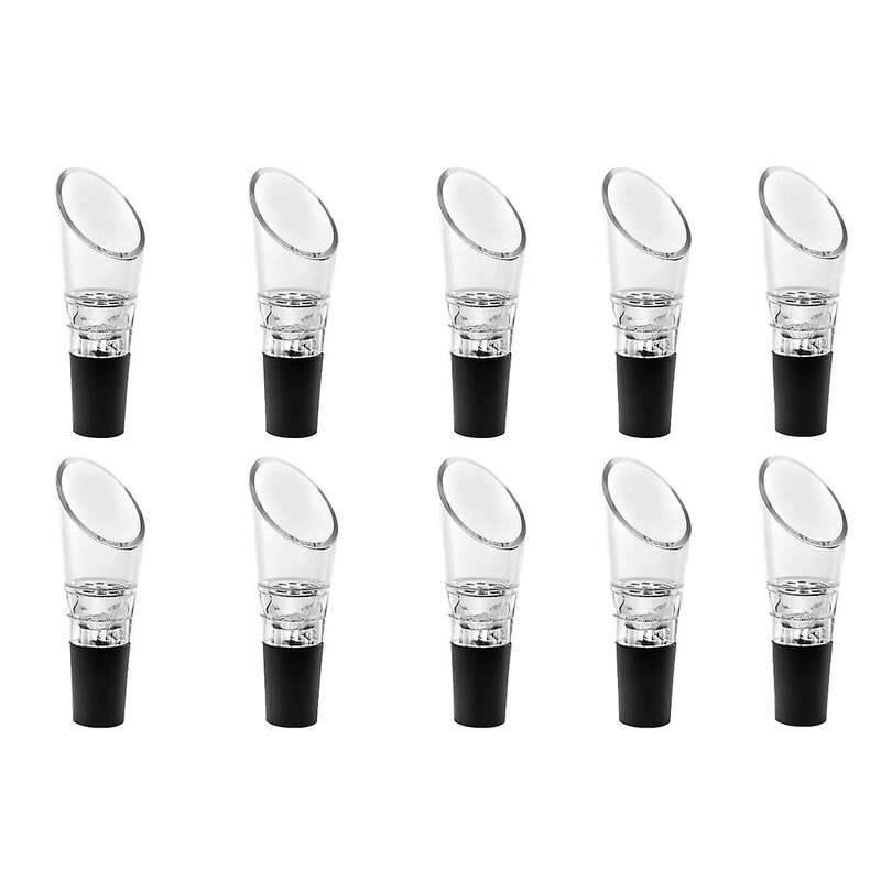 10 Pack Wine Aerator Pourer,spout Bottle Stopper  Aerating Quick