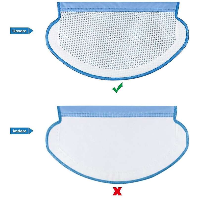 Cleaning Cloth for Ecovacs Deebot Ozmo 950 Ozmo 920 Set 8 Pieces