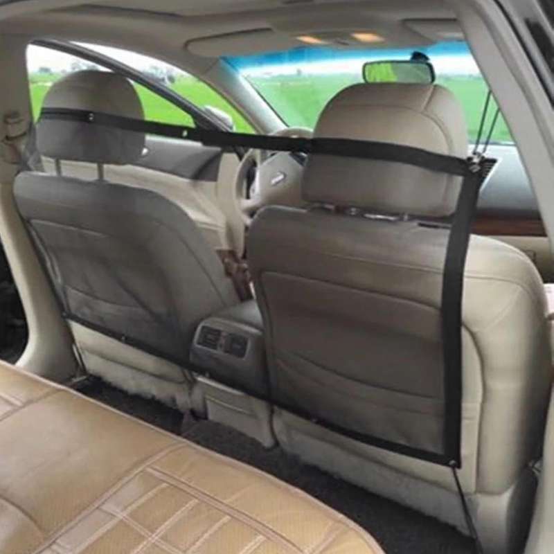 Car Barrier Pet Protection Backseat Mesh Dog Car Divider Net