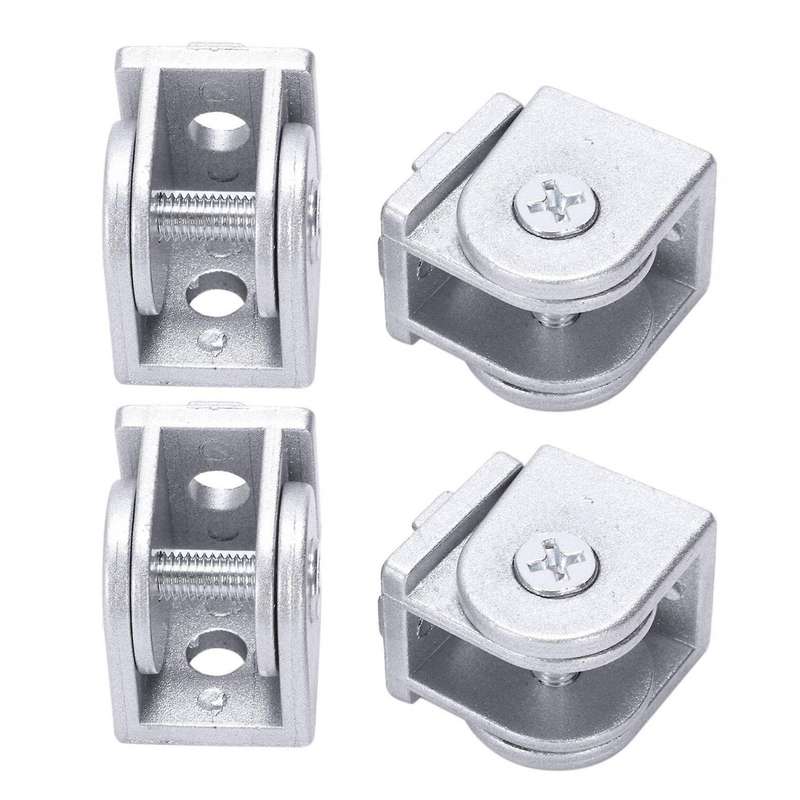 4pcs Alloy Flexible Pivot Joint Connector for Eu Extrusion Profile