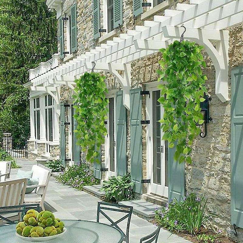 2-pack Artificial Hanging Plants 3.6ft Fake Ivy Plants Hanging Plants