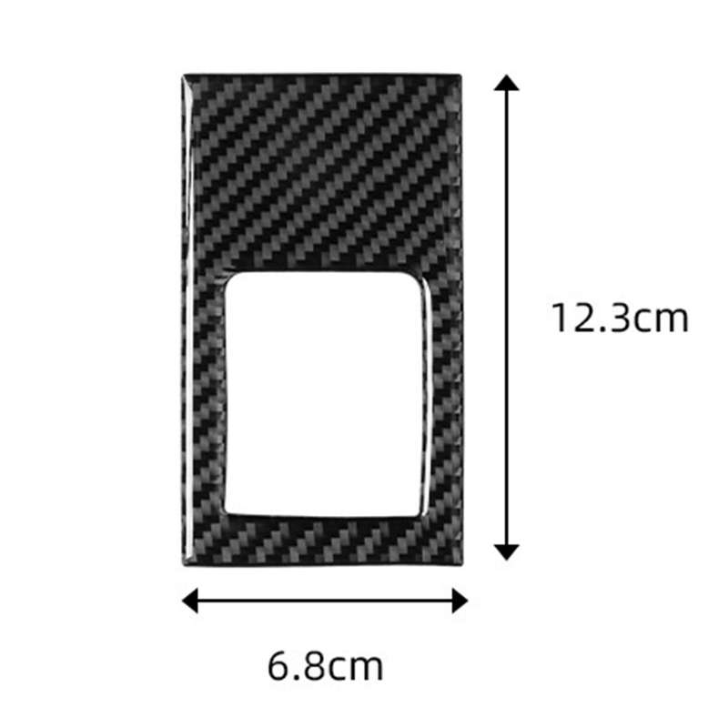 Car Rear Seat Adjustment Panel Sticker Trim for Panamera 2010-2016 A