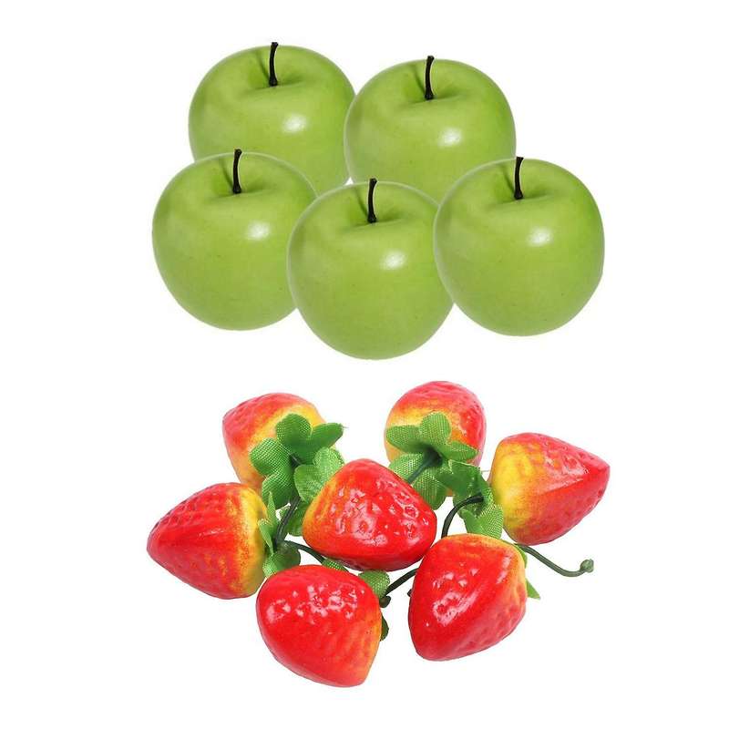 20 Artificial Ornament Red Strawberry-fake Fruit