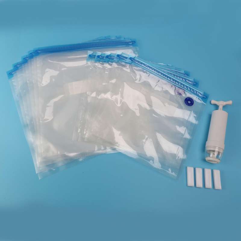 Sous Vide Bags 15 Pack Reusable, 1 Hand Pump,2 Size Sealed Bag,4 Clip