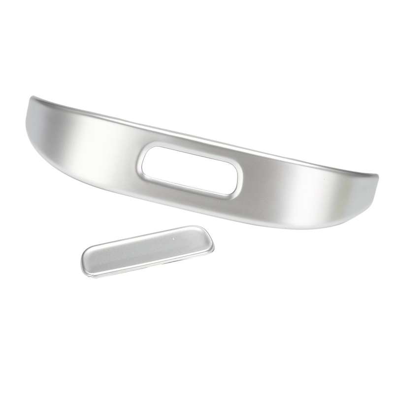 Center Console Armrest Box Buttons Frame Decoration Chrome
