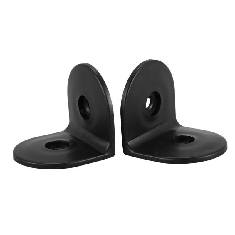 50mmx50mm Plastic L Shaped Right Angle Corner Brace Brackets 16 Pcs