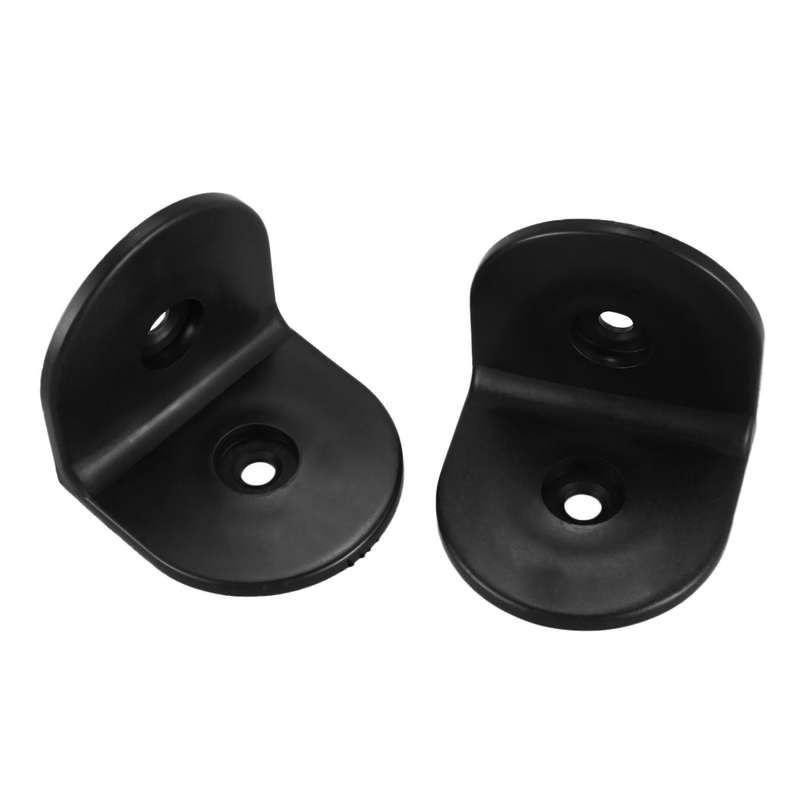 50mmx50mm Plastic L Shaped Right Angle Corner Brace Brackets 16 Pcs