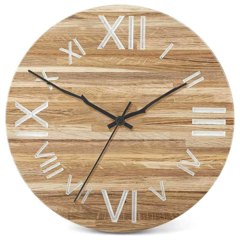 2pcs Silent Quartz Movement 2 Types Walnut Wood Clock Hands