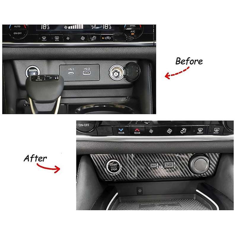 For Nissan Cigarette- Lighter Cover Trim Sticker Accessories, B
