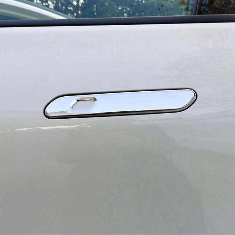 For Ford Evos 2022 Chrome Abs Car Door Panel Handle Cover Trim