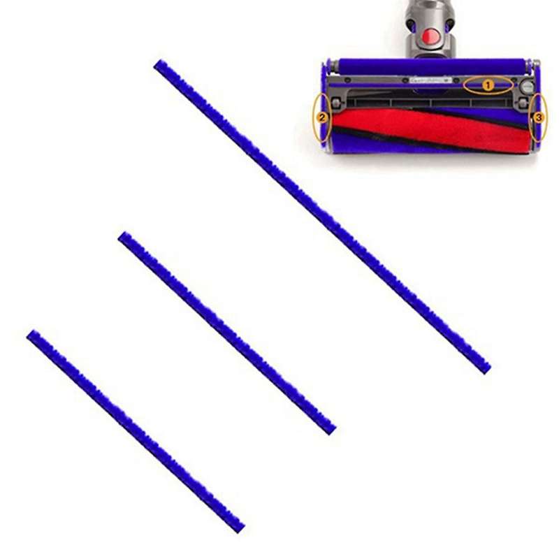 6pcs Soft Plush Strips for Dyson V6 V7 V8 V10 V11 Vacuum Cleaner